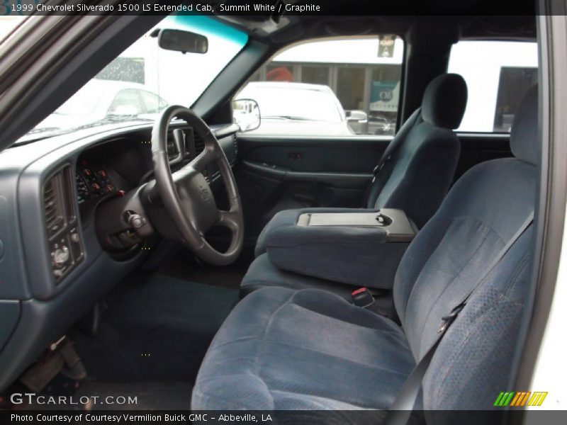 Summit White / Graphite 1999 Chevrolet Silverado 1500 LS Extended Cab