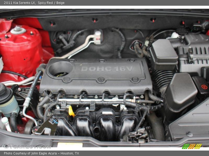 Spicy Red / Beige 2011 Kia Sorento LX