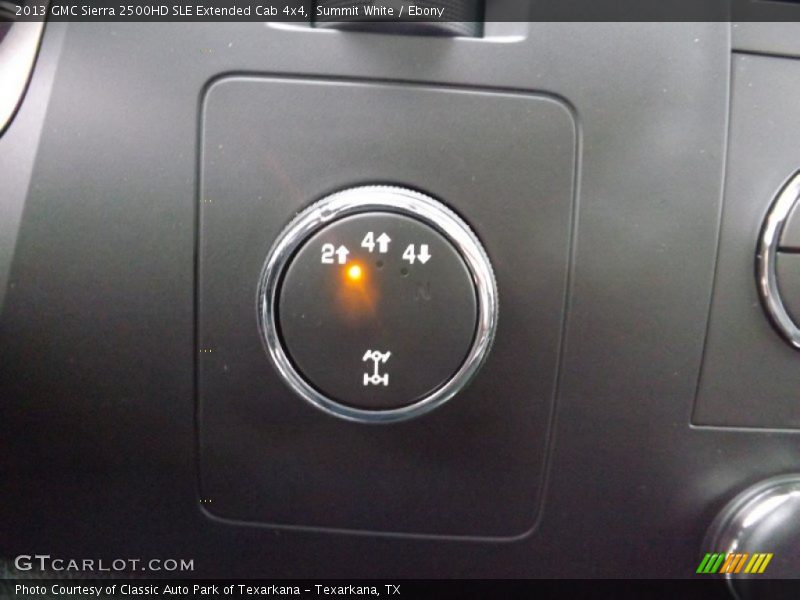 Summit White / Ebony 2013 GMC Sierra 2500HD SLE Extended Cab 4x4