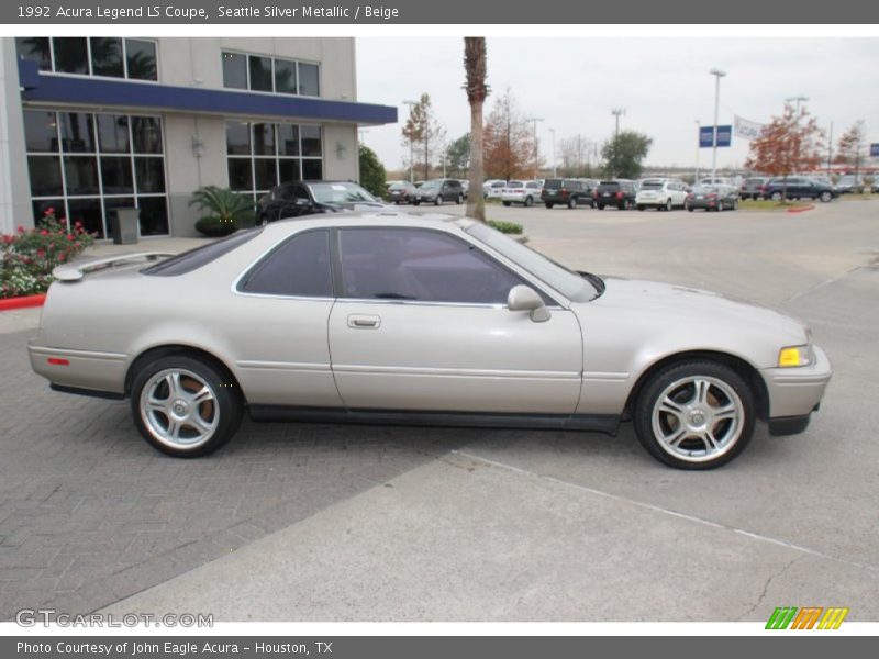 Seattle Silver Metallic / Beige 1992 Acura Legend LS Coupe