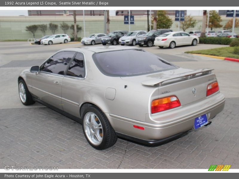 Seattle Silver Metallic / Beige 1992 Acura Legend LS Coupe