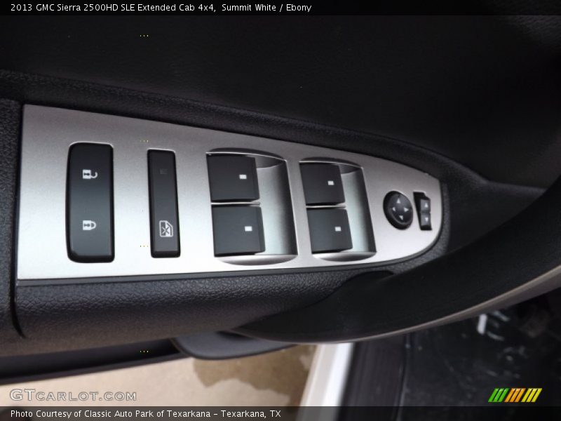 Summit White / Ebony 2013 GMC Sierra 2500HD SLE Extended Cab 4x4