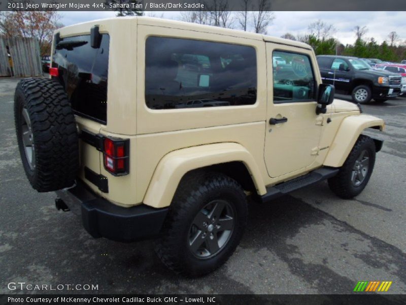 Sahara Tan / Black/Dark Saddle 2011 Jeep Wrangler Mojave 4x4