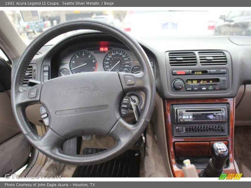 Dashboard of 1992 Legend LS Coupe