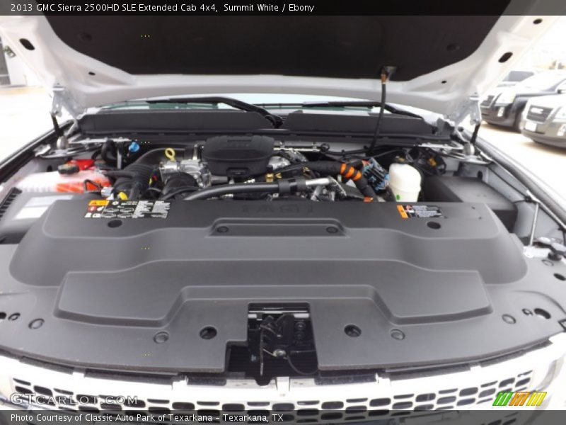 Summit White / Ebony 2013 GMC Sierra 2500HD SLE Extended Cab 4x4