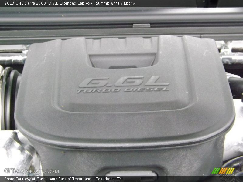 Summit White / Ebony 2013 GMC Sierra 2500HD SLE Extended Cab 4x4