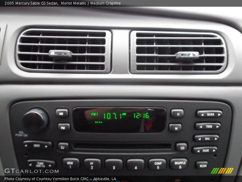 Audio System of 2005 Sable GS Sedan