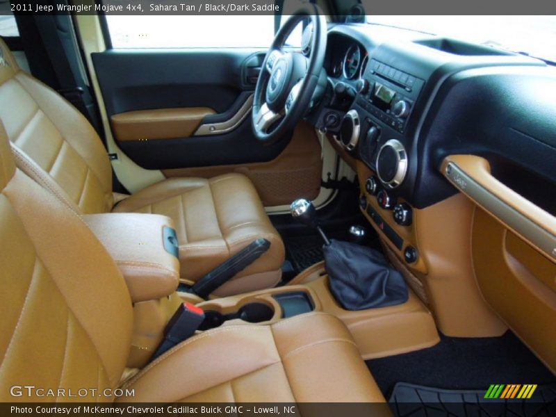Sahara Tan / Black/Dark Saddle 2011 Jeep Wrangler Mojave 4x4