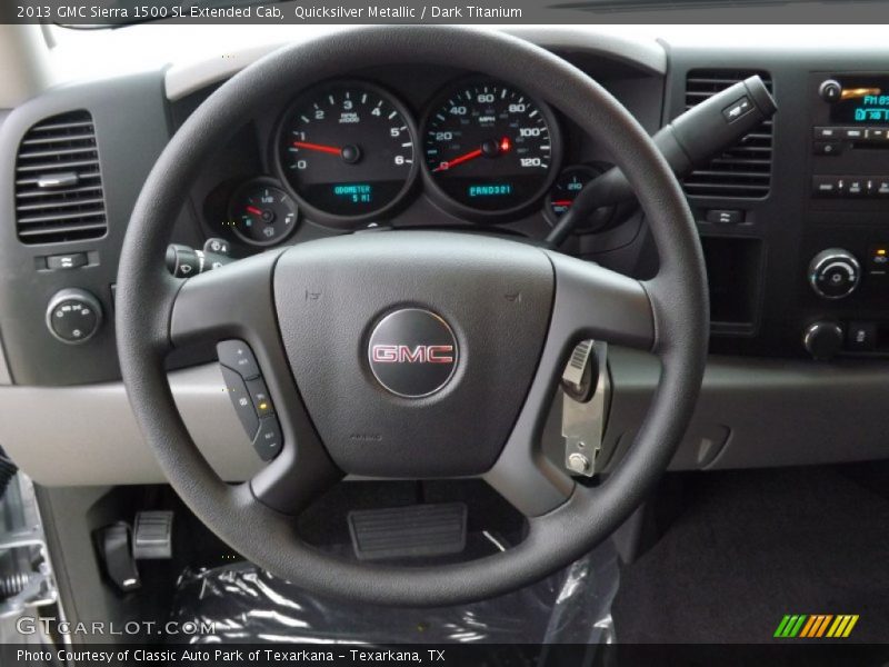 2013 Sierra 1500 SL Extended Cab Steering Wheel