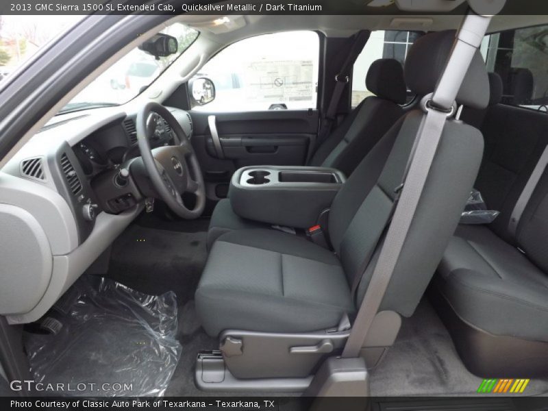  2013 Sierra 1500 SL Extended Cab Dark Titanium Interior