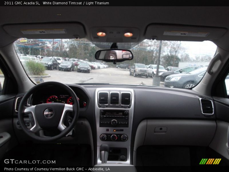 White Diamond Tintcoat / Light Titanium 2011 GMC Acadia SL
