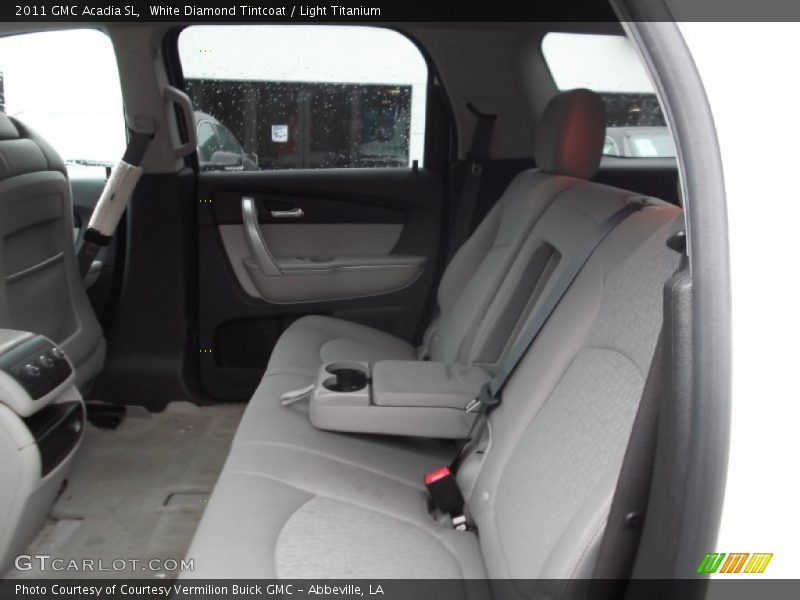 White Diamond Tintcoat / Light Titanium 2011 GMC Acadia SL