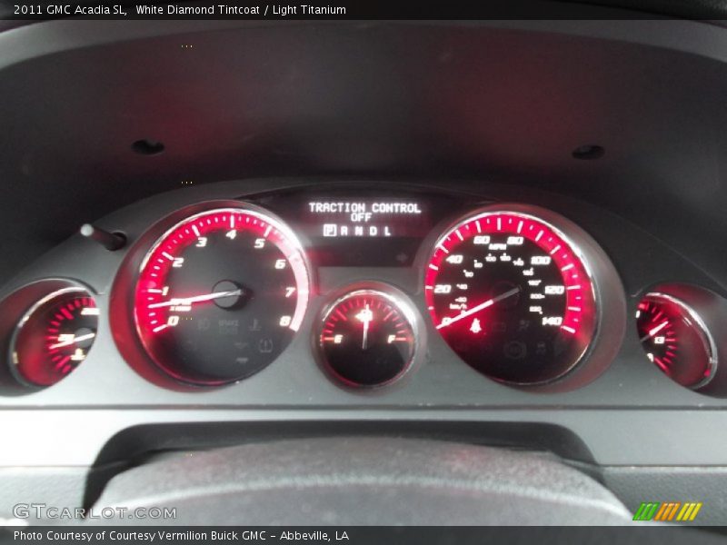 White Diamond Tintcoat / Light Titanium 2011 GMC Acadia SL