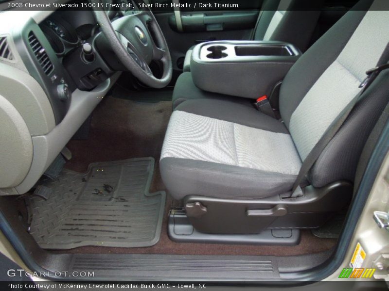 Silver Birch Metallic / Dark Titanium 2008 Chevrolet Silverado 1500 LS Crew Cab