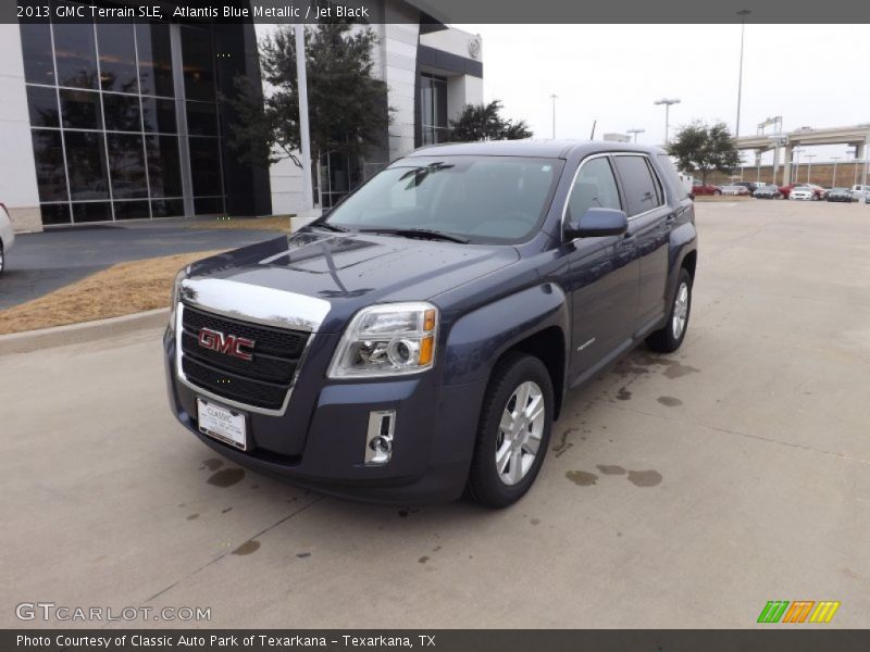 Atlantis Blue Metallic / Jet Black 2013 GMC Terrain SLE