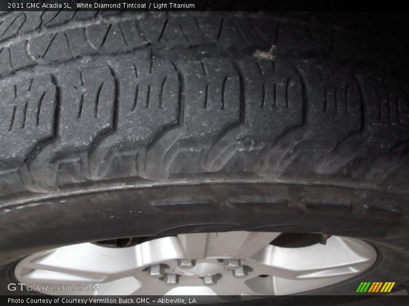 White Diamond Tintcoat / Light Titanium 2011 GMC Acadia SL