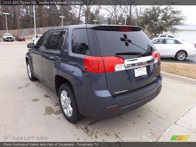 Atlantis Blue Metallic / Jet Black 2013 GMC Terrain SLE