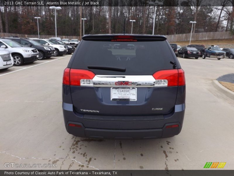 Atlantis Blue Metallic / Jet Black 2013 GMC Terrain SLE