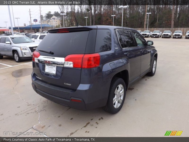 Atlantis Blue Metallic / Jet Black 2013 GMC Terrain SLE