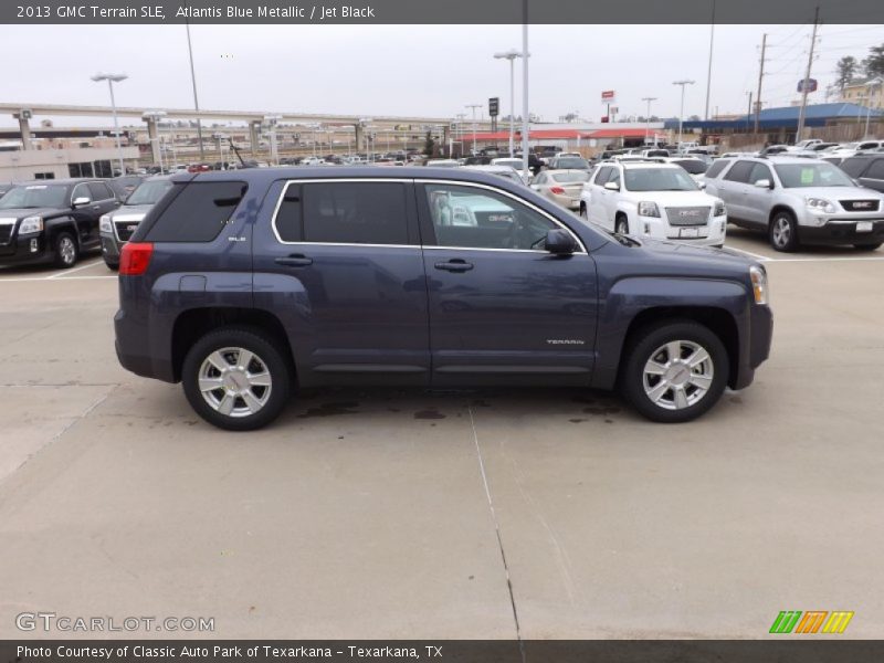 Atlantis Blue Metallic / Jet Black 2013 GMC Terrain SLE