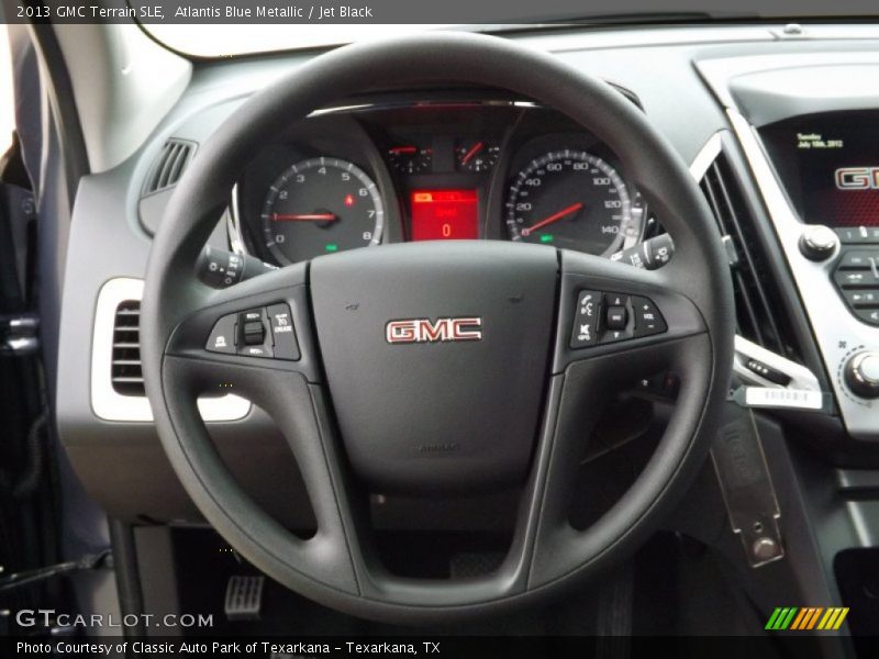 Atlantis Blue Metallic / Jet Black 2013 GMC Terrain SLE