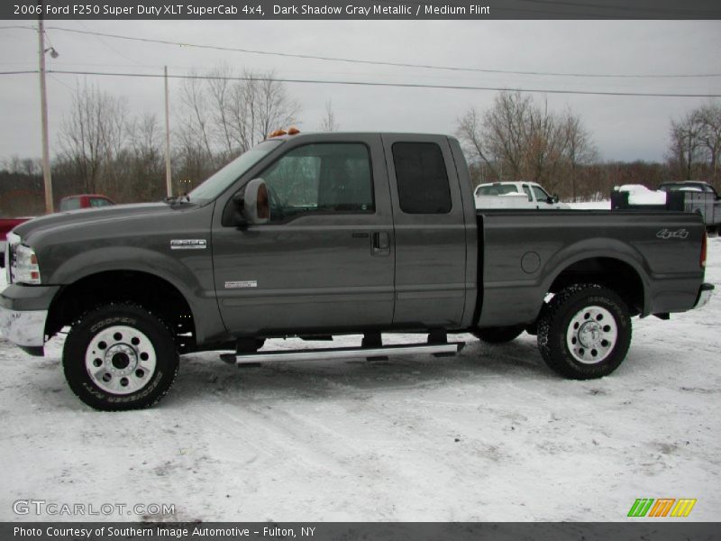 Dark Shadow Gray Metallic / Medium Flint 2006 Ford F250 Super Duty XLT SuperCab 4x4