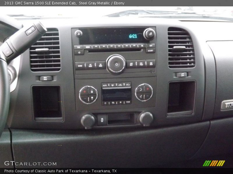 Controls of 2013 Sierra 1500 SLE Extended Cab