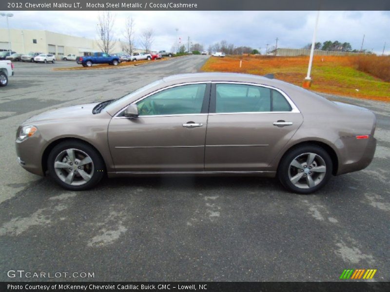 Mocha Steel Metallic / Cocoa/Cashmere 2012 Chevrolet Malibu LT