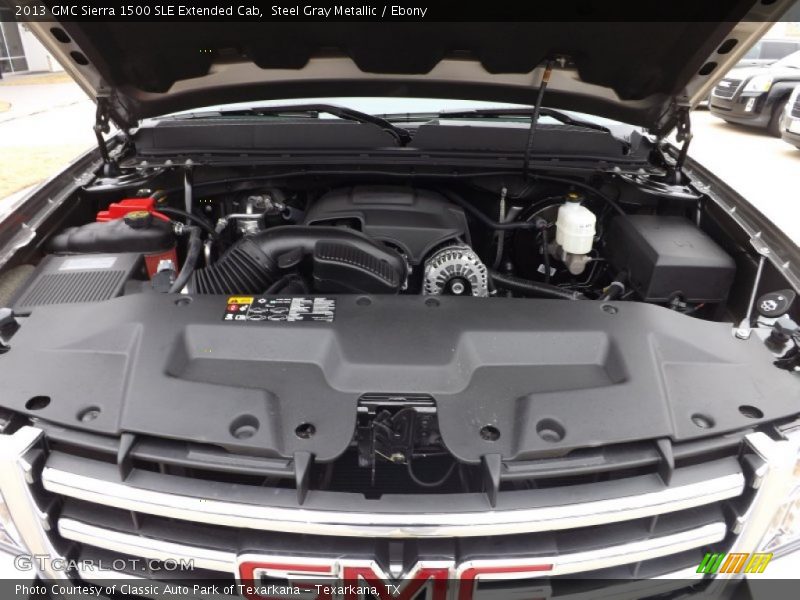 Steel Gray Metallic / Ebony 2013 GMC Sierra 1500 SLE Extended Cab