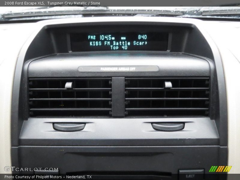 Tungsten Grey Metallic / Stone 2008 Ford Escape XLS