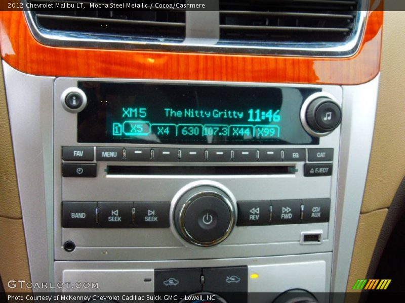 Mocha Steel Metallic / Cocoa/Cashmere 2012 Chevrolet Malibu LT