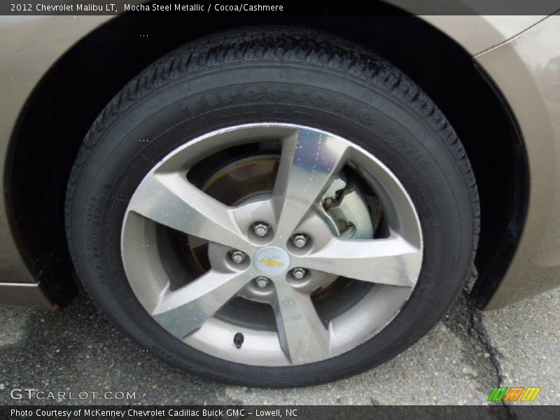 Mocha Steel Metallic / Cocoa/Cashmere 2012 Chevrolet Malibu LT