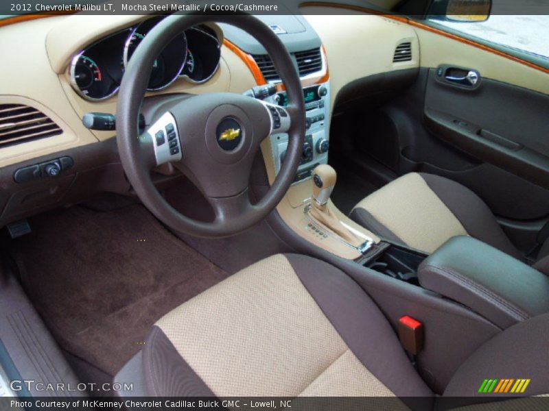 Mocha Steel Metallic / Cocoa/Cashmere 2012 Chevrolet Malibu LT
