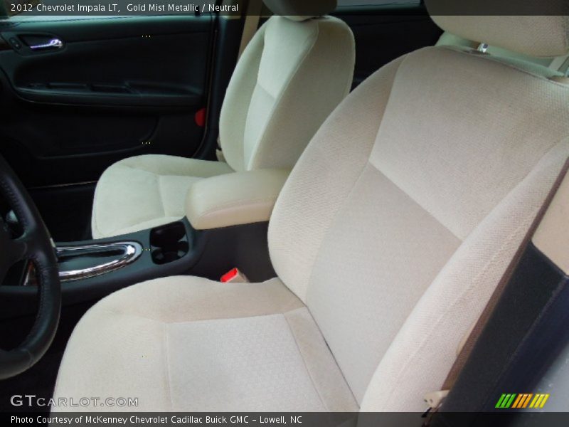 Gold Mist Metallic / Neutral 2012 Chevrolet Impala LT