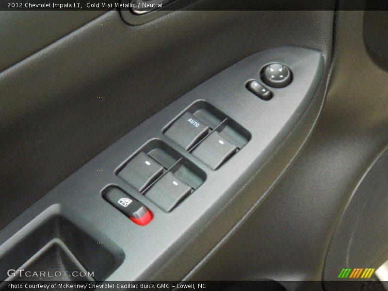 Gold Mist Metallic / Neutral 2012 Chevrolet Impala LT
