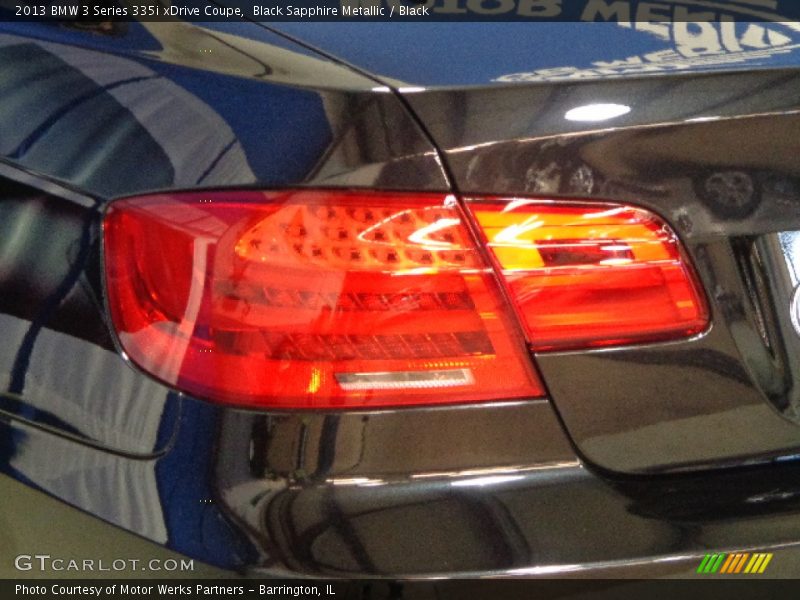Black Sapphire Metallic / Black 2013 BMW 3 Series 335i xDrive Coupe
