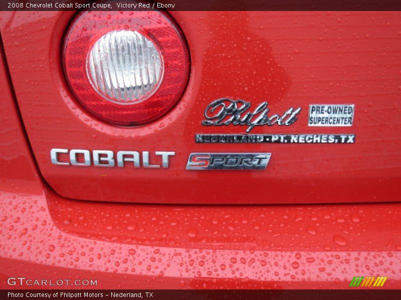 Victory Red / Ebony 2008 Chevrolet Cobalt Sport Coupe