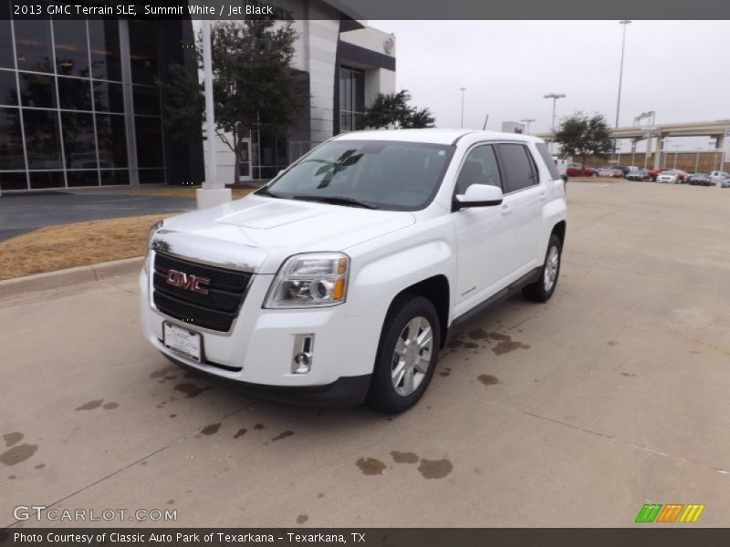 Summit White / Jet Black 2013 GMC Terrain SLE