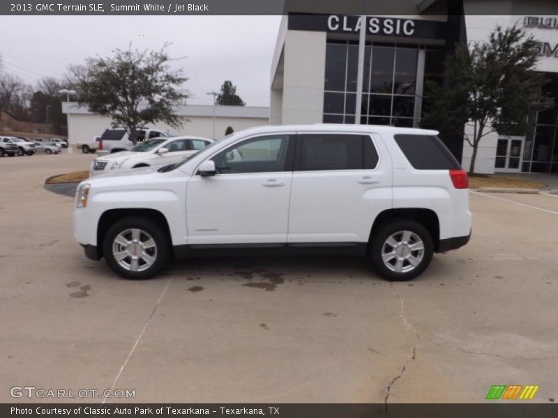 Summit White / Jet Black 2013 GMC Terrain SLE