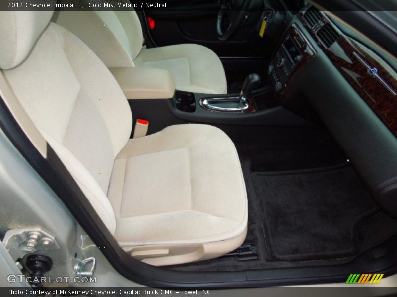 Gold Mist Metallic / Neutral 2012 Chevrolet Impala LT