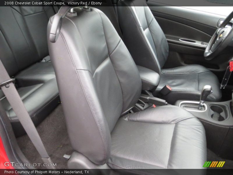 Front Seat of 2008 Cobalt Sport Coupe