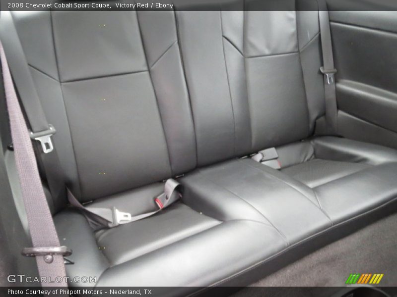 Rear Seat of 2008 Cobalt Sport Coupe
