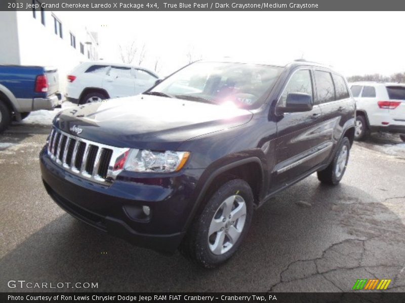 True Blue Pearl / Dark Graystone/Medium Graystone 2013 Jeep Grand Cherokee Laredo X Package 4x4