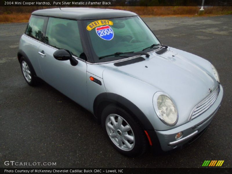 Pure Silver Metallic / Panther Black 2004 Mini Cooper Hardtop