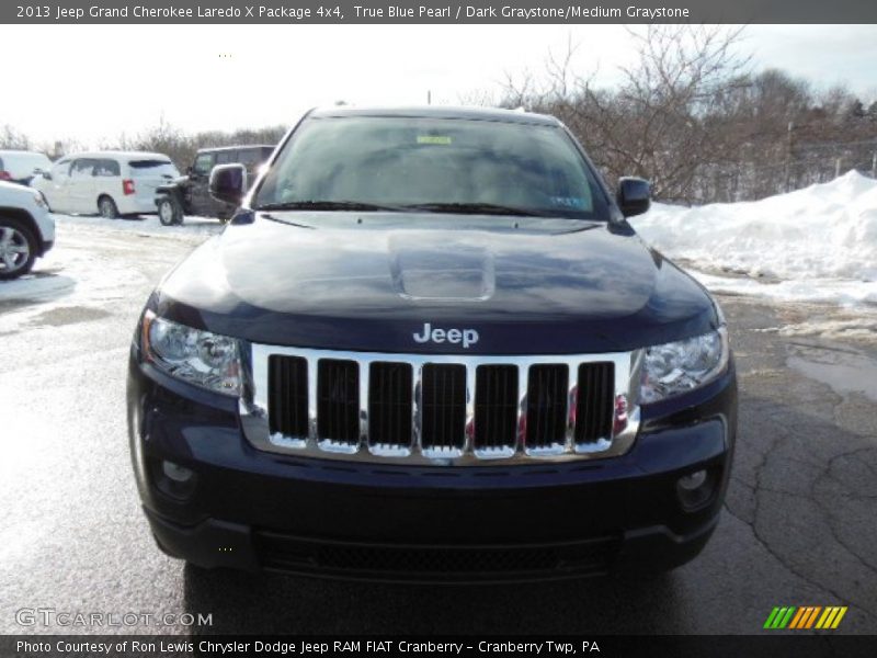 True Blue Pearl / Dark Graystone/Medium Graystone 2013 Jeep Grand Cherokee Laredo X Package 4x4