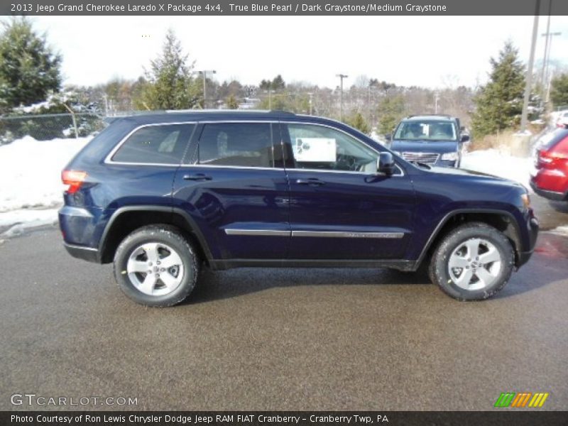 True Blue Pearl / Dark Graystone/Medium Graystone 2013 Jeep Grand Cherokee Laredo X Package 4x4