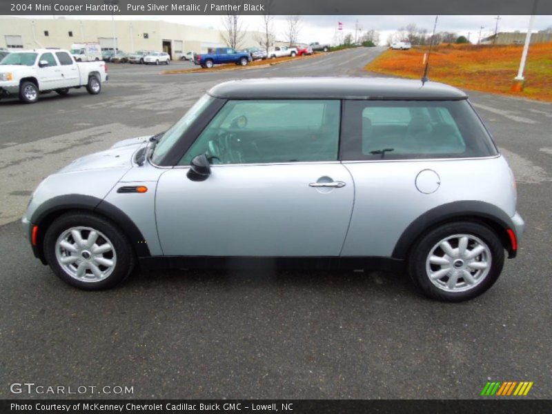 Pure Silver Metallic / Panther Black 2004 Mini Cooper Hardtop