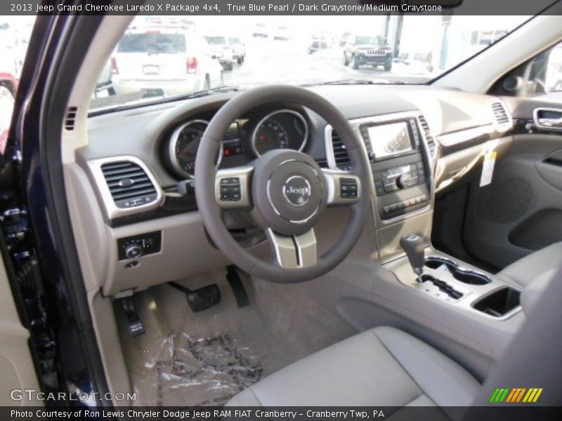 True Blue Pearl / Dark Graystone/Medium Graystone 2013 Jeep Grand Cherokee Laredo X Package 4x4