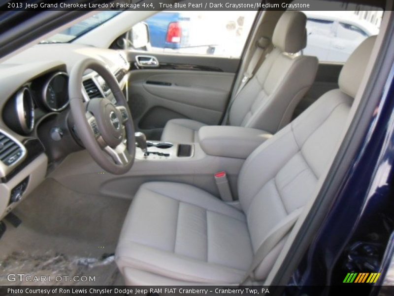 True Blue Pearl / Dark Graystone/Medium Graystone 2013 Jeep Grand Cherokee Laredo X Package 4x4