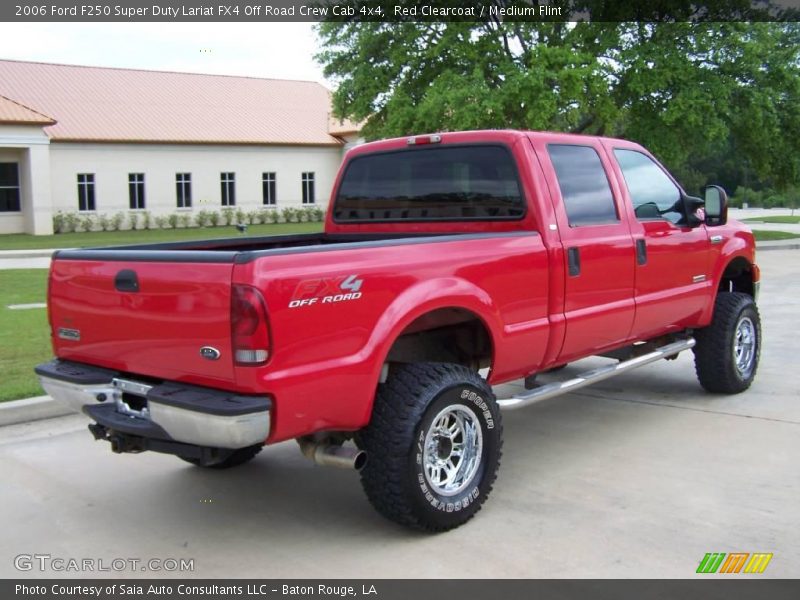 Red Clearcoat / Medium Flint 2006 Ford F250 Super Duty Lariat FX4 Off Road Crew Cab 4x4